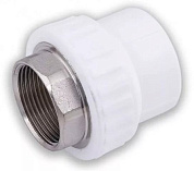 Муфта переходная под ключ VALFEX 63х2" ВР белый ПП